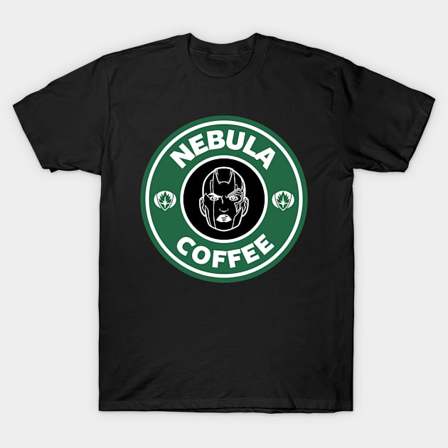 Guardians Of The Galaxy Nebula Coffee Starbucks T-Shirt by Rebus28